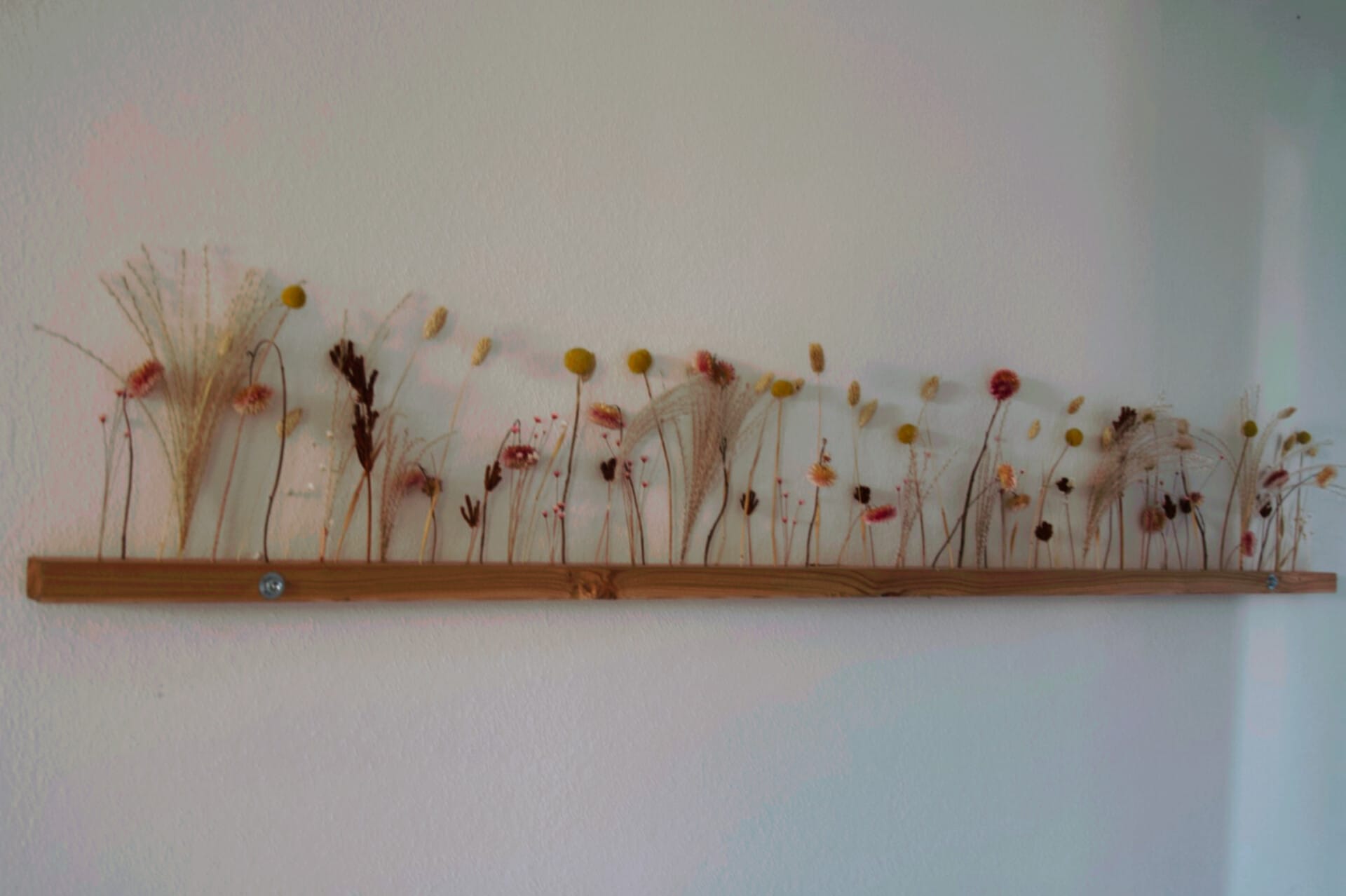 DIY Flowerboard mit Trockenblumen